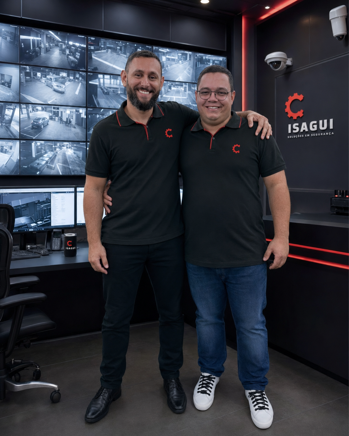 Isagui — equipe em campo